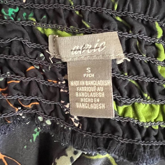 🎈HOST PICK🎈NEW! Aerie Satin Multibotanical Navy Pajama, PJ pants, Size S - Picture 13 of 13